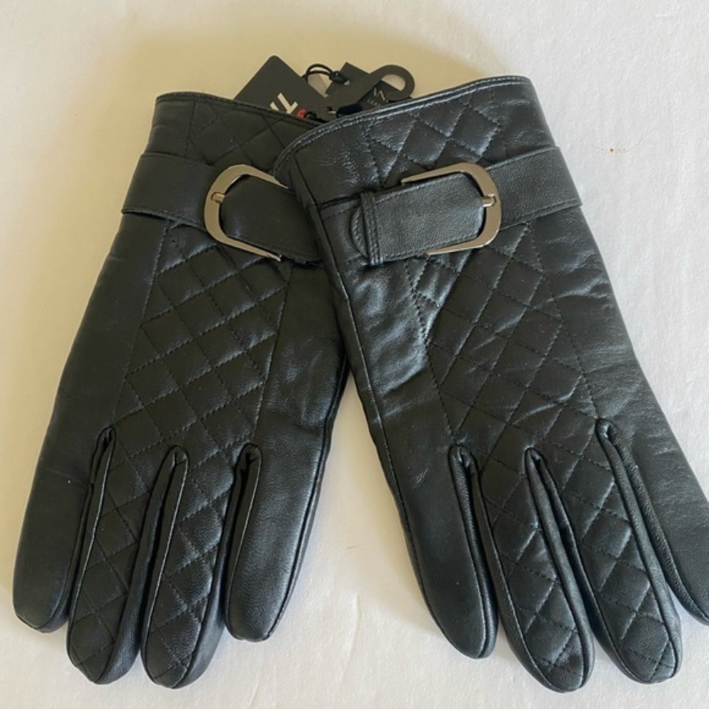 Lane Bryant 3M Thinsulate black quilted gloves, Sz. XL